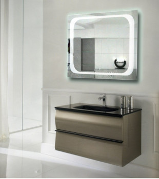 Зеркало в ванную комнату с подсветкой Атлантик 65 см
