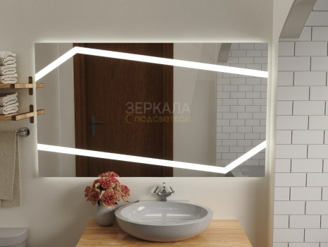 Зеркало для ванной с подсветкой Баколи 200х100 см
